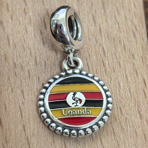 Pandora Uganda Exclusive Dangle Charm Pendant, S925 Silver Bracelets